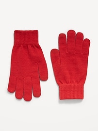 Image number 1 showing, Knit Gloves for Women