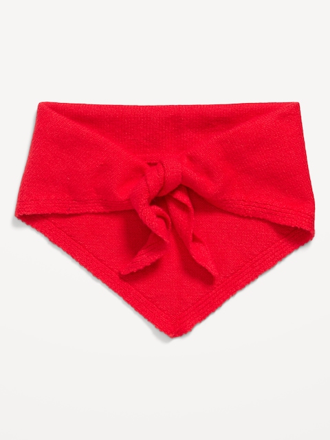Rib-Knit Neck Scarf