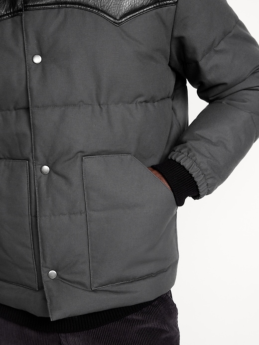 Image number 6 showing, Western Canvas Puffer Jacket