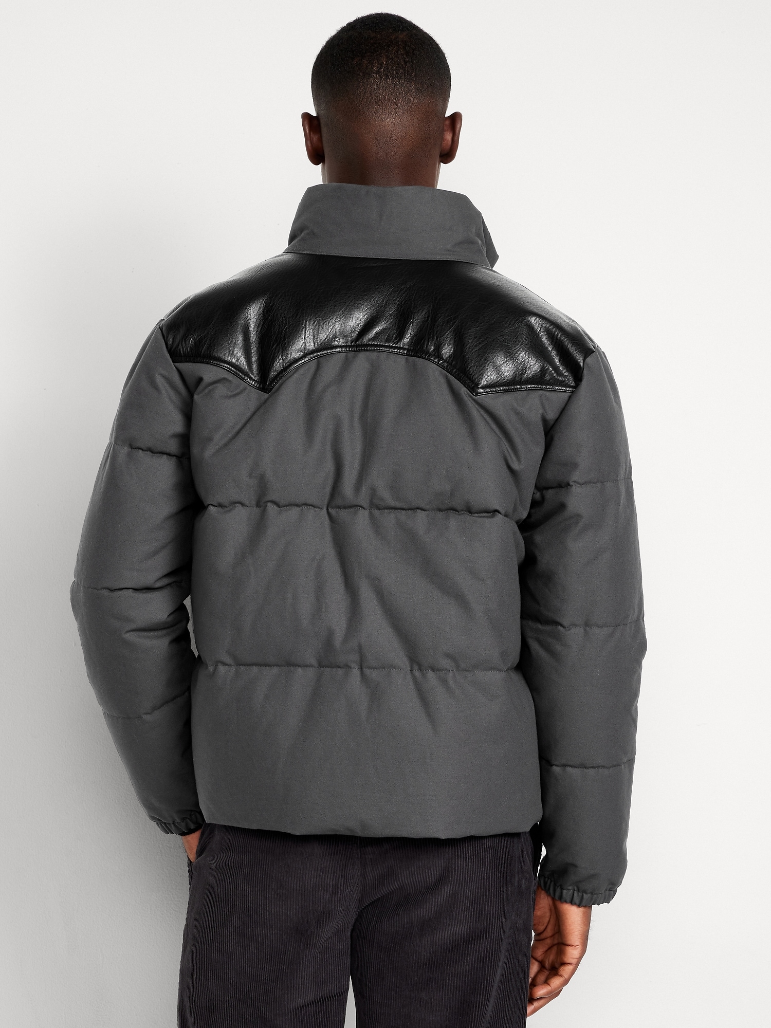 Western Canvas Puffer Jacket