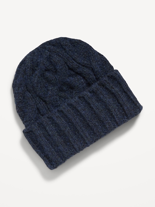 Image number 1 showing, Cable-Knit Beanie for Men