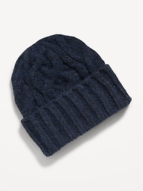 Image number 1 showing, Cable-Knit Beanie for Men