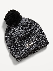 Image number 1 showing, Pom-Pom Marled-Knit Beanie for Boys
