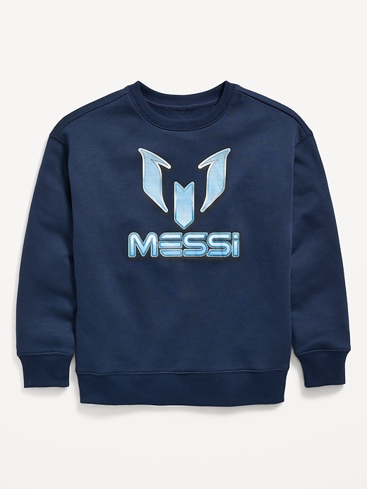 Image number 4 showing, Messi™ Oversized Crew-Neck Graphic Sweatshirt for Boys