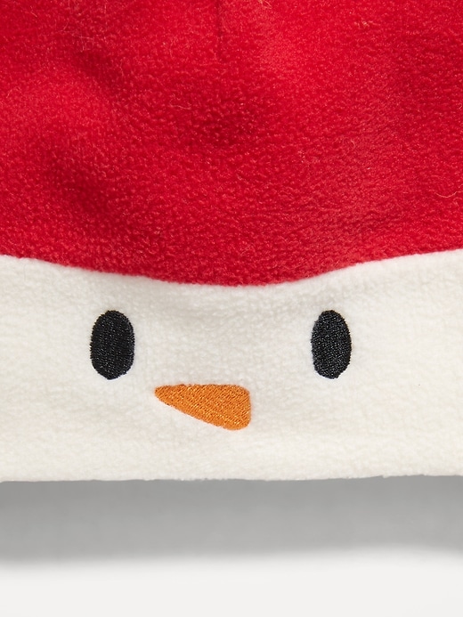 Image number 2 showing, Unisex Snowman Trapper Hat and Mittens Set for Toddler