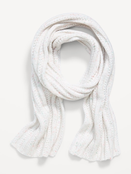 Image number 2 showing, Chunky Cable Knit Scarf