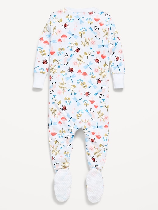 Image number 2 showing, Old Navy x Lovevery Snug-Fit 2-Way-Zip Sleep & Play Footed One-Piece for Baby