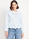 High-Neck Ruffle Peplum Top - image 2