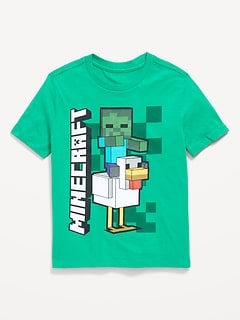 Minecraft™ Gender-Neutral Graphic T-Shirt for Kids