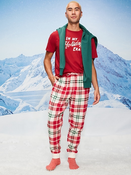 Image number 3 showing, Flannel Pajama Joggers for Men
