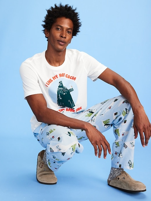 Image number 1 showing, Old Navy x Star Wars Printed Flannel Pajama Pants for Men