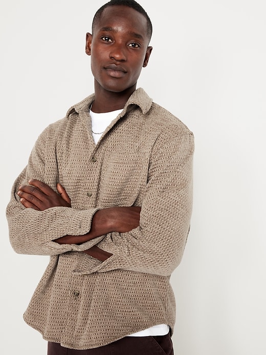 Image number 3 showing, Oversized Button-Down Pocket Shirt