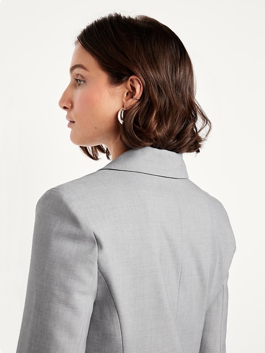 Image number 6 showing, Fitted Button-Front Blazer