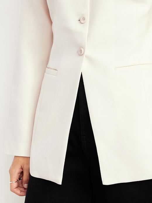 Image number 5 showing, Fitted Long Blazer