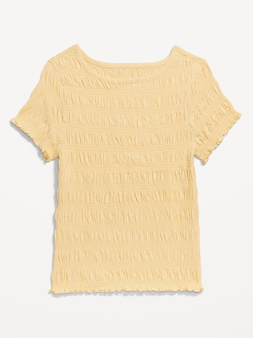 Image number 4 showing, Slit-Neck Smocked Top