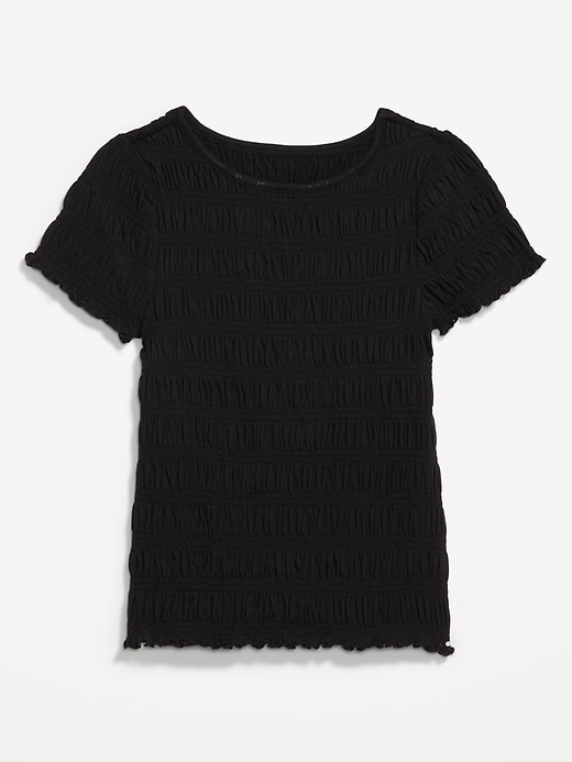 Image number 4 showing, Slit-Neck Smocked Top