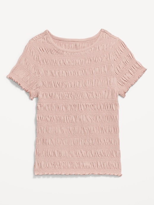 Image number 4 showing, Slit-Neck Smocked Top