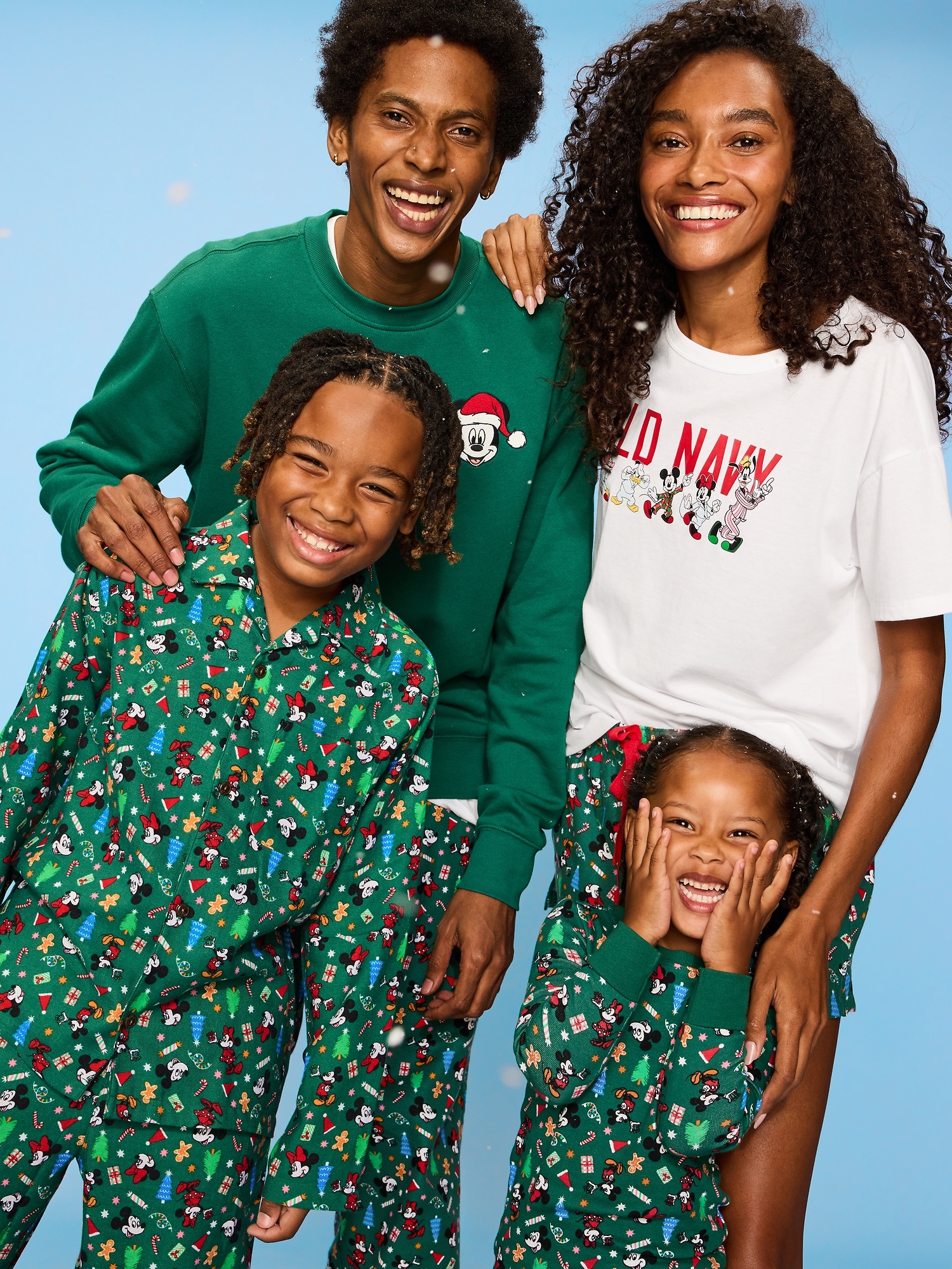 Old Navy x Disney Mickey Mouse & Friends Printed Flannel Boxer Shorts for Women