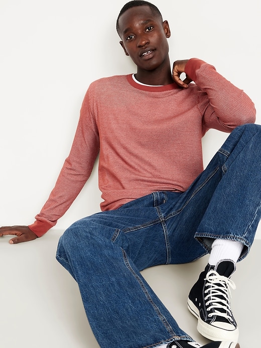 Image number 3 showing, Crew-Neck Waffle T-Shirt
