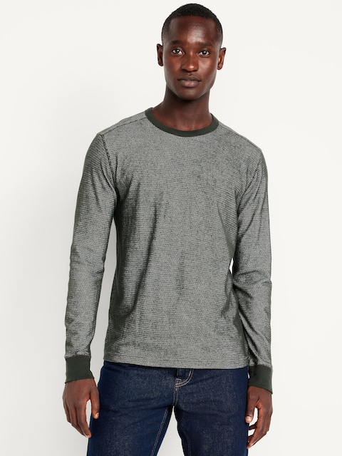 Crew-Neck Waffle T-Shirt - Boreal Forest