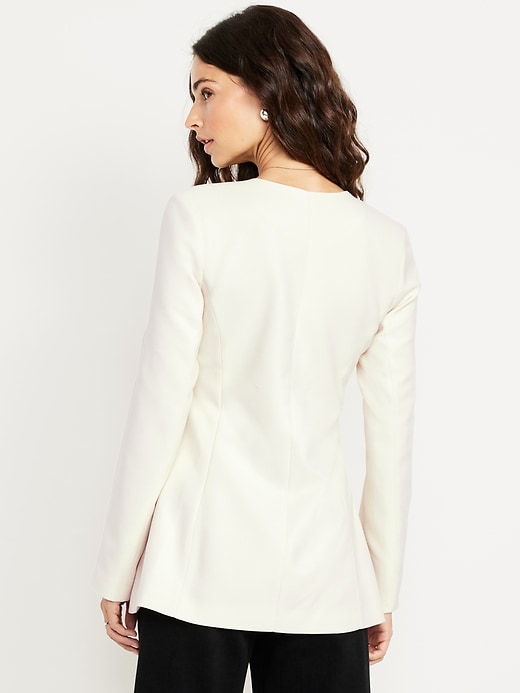 Image number 2 showing, Fitted Long Blazer