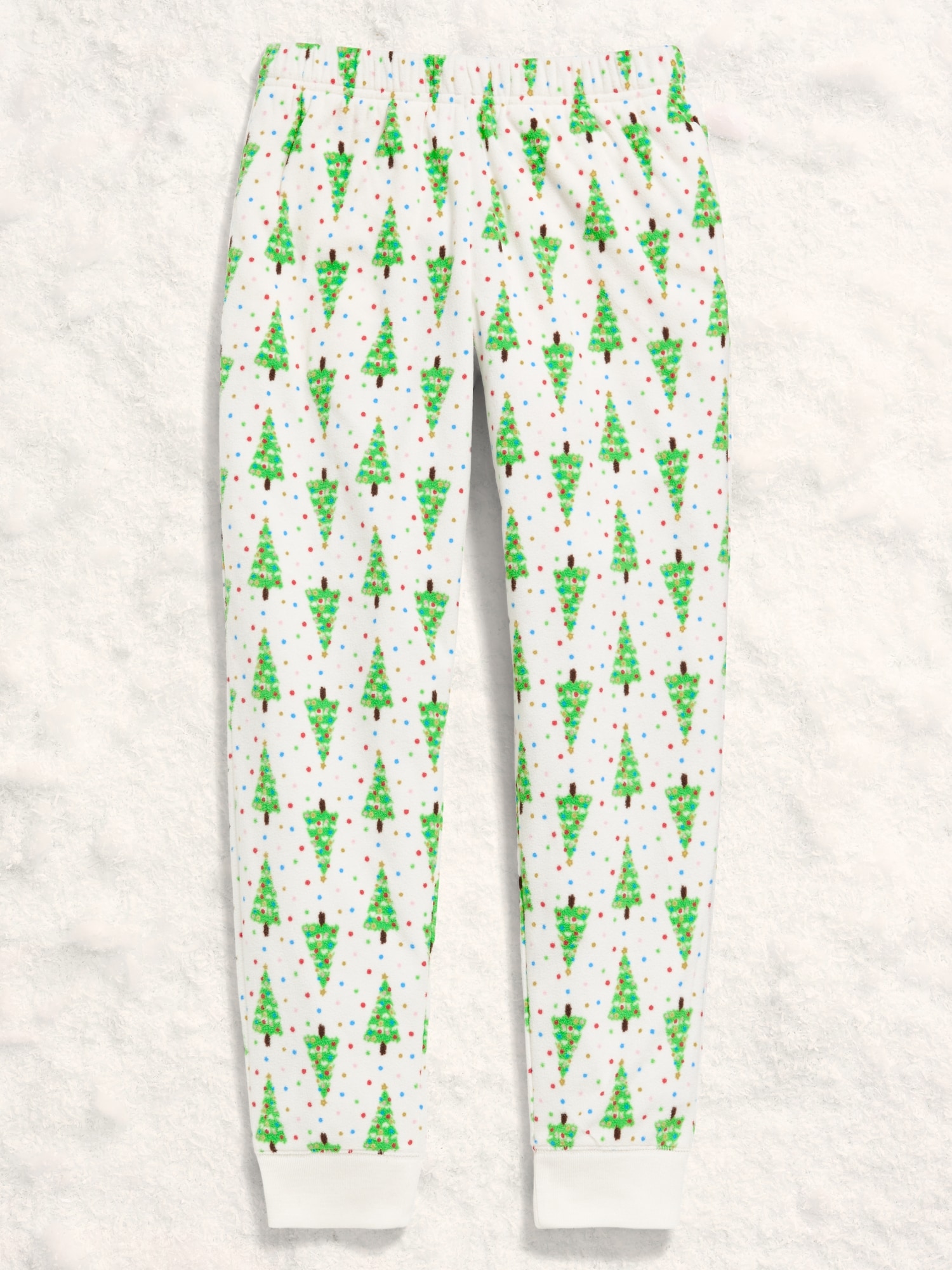 Gender-Neutral Microfleece Jogger Pajama Pants for Kids
