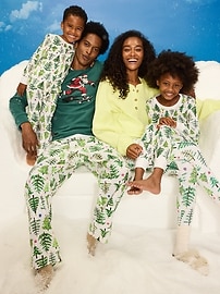 Image number 4 showing, Gender-Neutral Snug-Fit Graphic Pajama Set for Kids