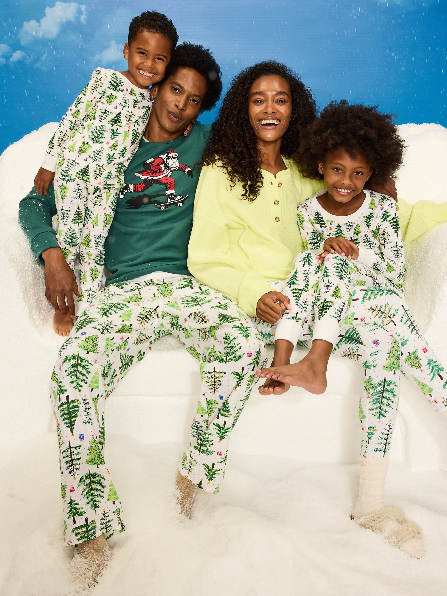 Maternity Printed Flannel Pajama Pant Set