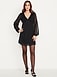 V-Neck Swiss Dot Mini Dress - image 2