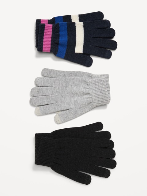 Knit Gloves 3-Pack for Women - Arctic Depth