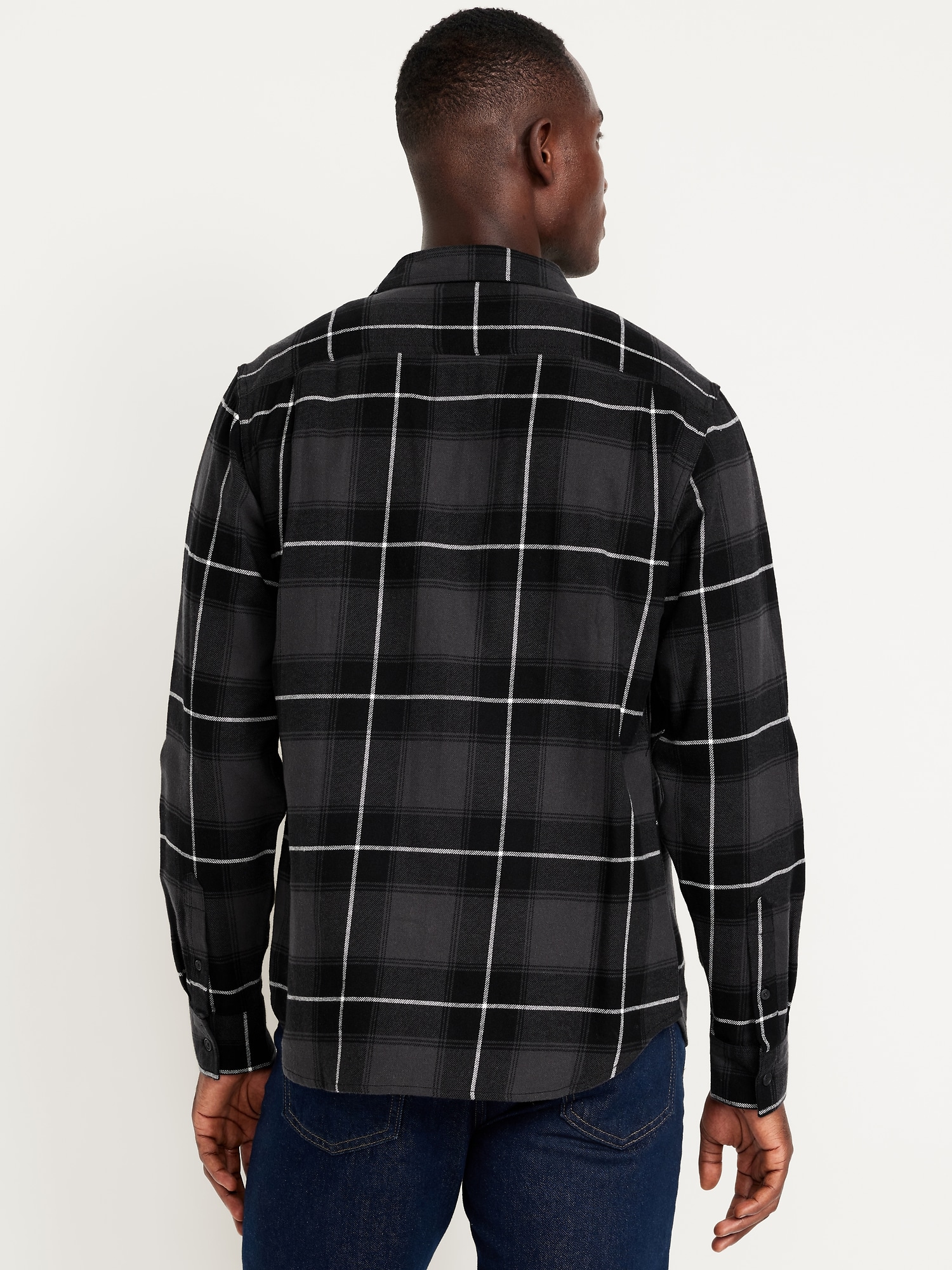 Plaid Flannel Pocket Shirt