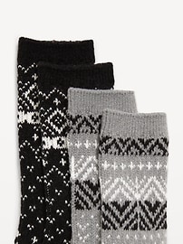 Image number 2 showing, Fair Isle Crew Socks 2-Pack for Women