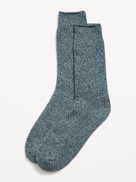 Image number 1 showing, Cozy-Lined Crew Socks for Men