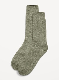 Image number 1 showing, Cozy-Lined Crew Socks for Men