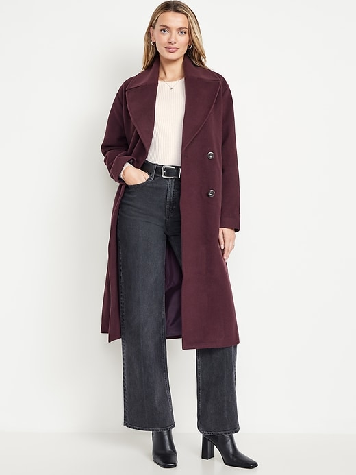 Image number 1 showing, Oversized Twill Overcoat