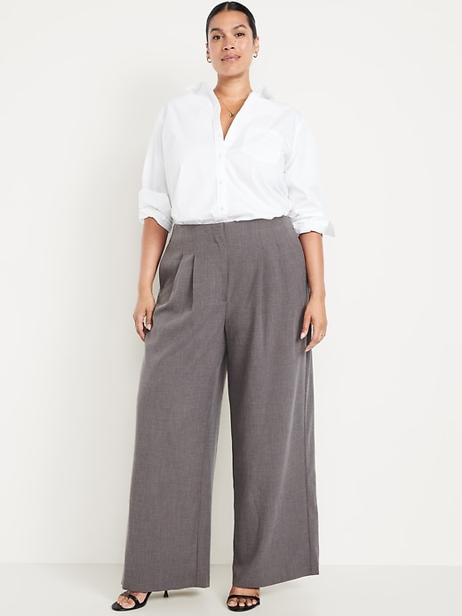 Image number 9 showing, Extra High-Waisted Super Wide-Leg Pants