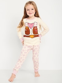 Image number 1 showing, Printed Snug-Fit Pajama Set for Toddler & Baby