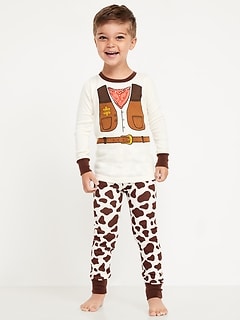 Printed Snug-Fit Pajama Set for Toddler & Baby