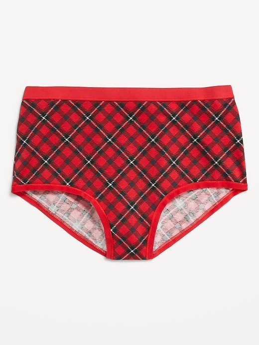 Image number 1 showing, High-Waisted Everyday Brief Cotton Underwear