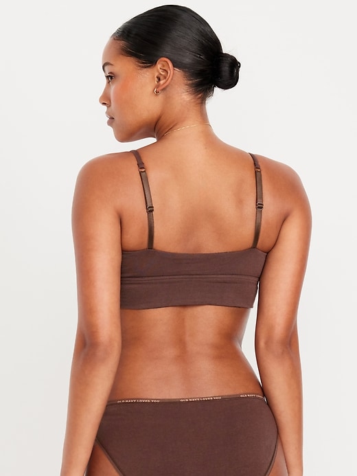 Image number 2 showing, Cotton Cami Bralette
