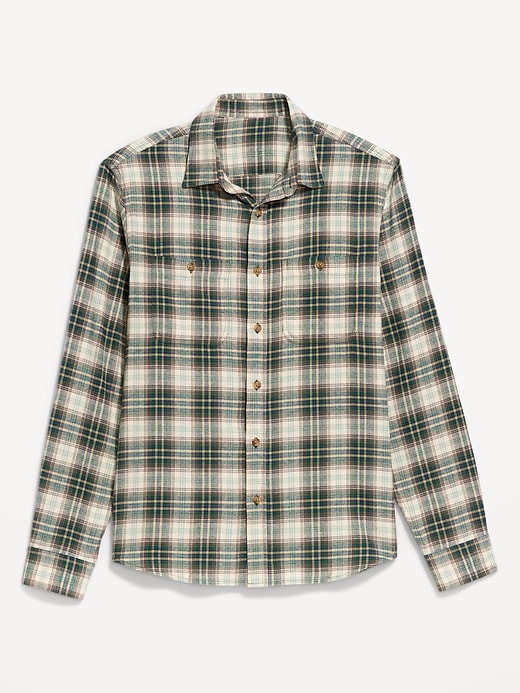 Image number 3 showing, Plaid Flannel Pocket Shirt