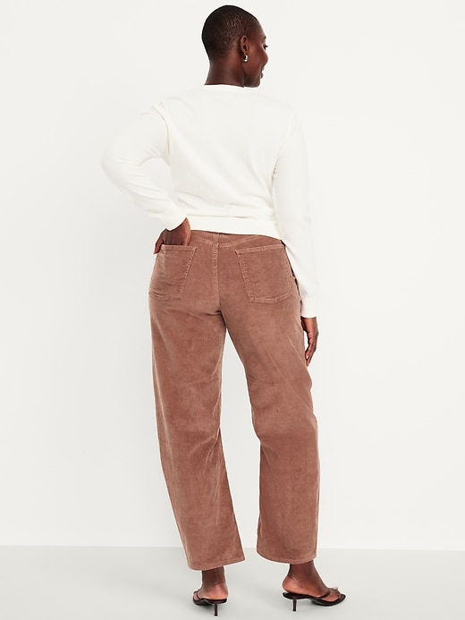 Image number 7 showing, High-Waisted Barrel Ankle Corduroy Pants