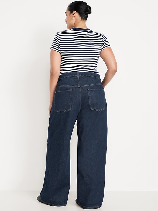 Image number 10 showing, Mid-Rise Slouchy Wide-Leg Jeans