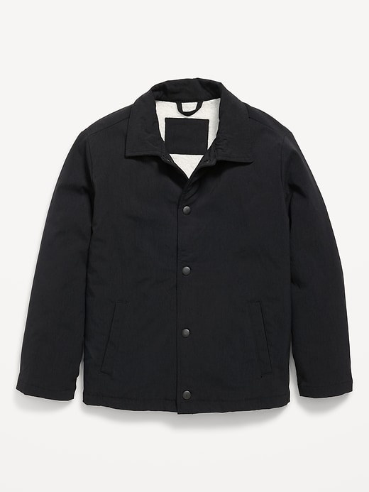 Image number 1 showing, ShredTech Sherpa-Lined Coach Jacket for Boys