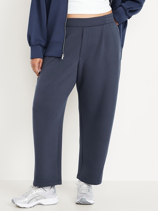Image number 6 showing, High-Waisted Bounce Fleece Barrel Sweatpants