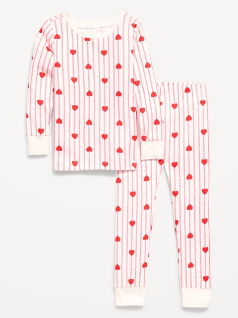 Printed Snug-Fit Pajama Set for Toddler & Baby