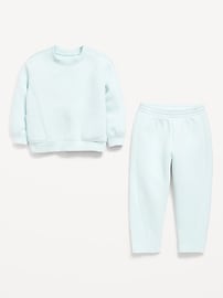 Image number 2 showing, Bounce Fleece Crew-Neck and Sweatpants Set for Toddler Girls