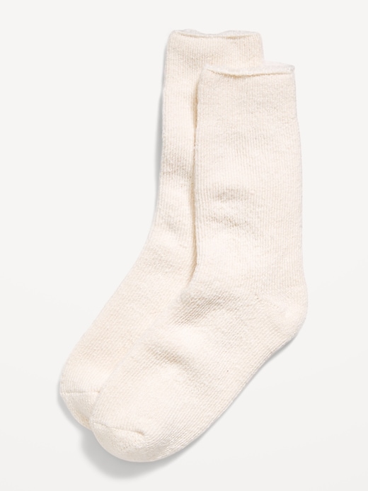 Image number 1 showing, Sweatshirt Crew Sock for Women