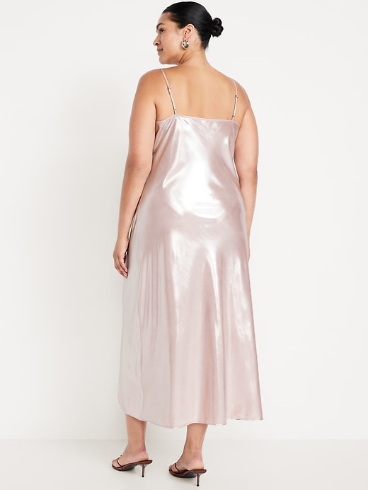 Image number 7 showing, Shine Satin Maxi Dress