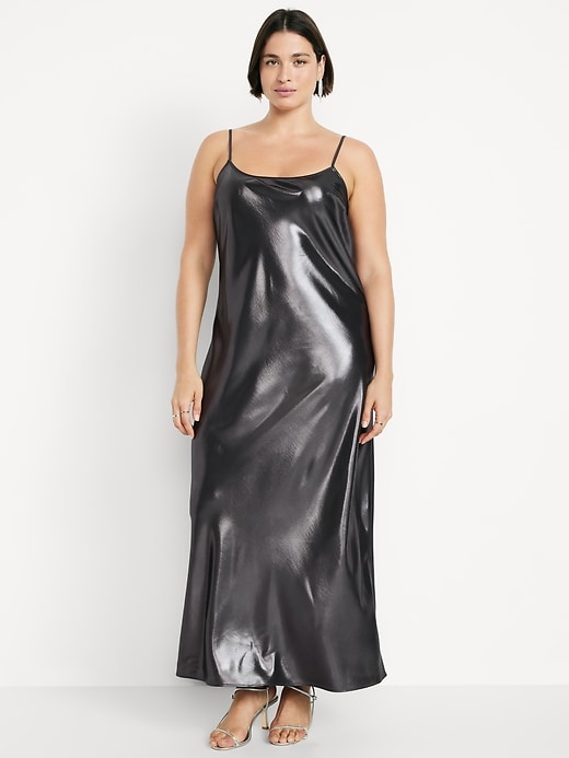 Image number 6 showing, Shine Satin Maxi Dress